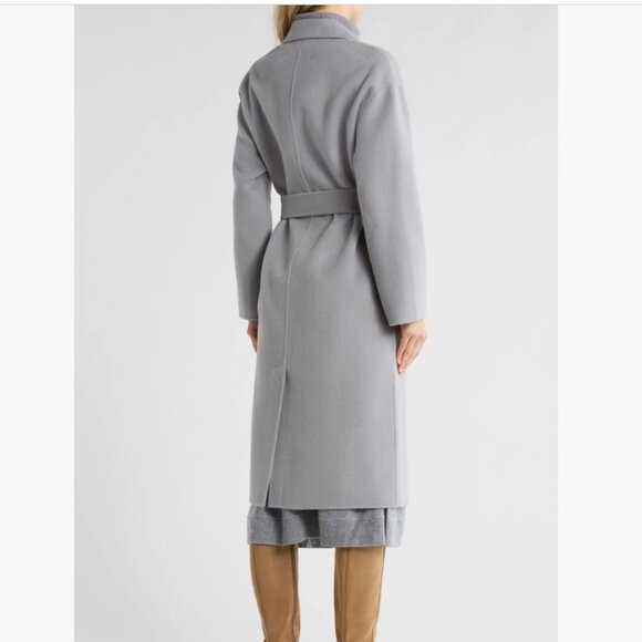 Theory Wool & Cashmere-Blend Robe Coat - Picture 5 of 10